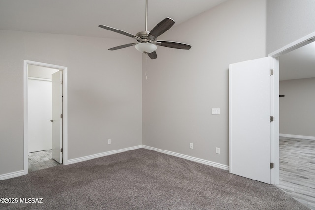 1542 N Amberbrooke Ave, Tucson, AZ 85745 - empty room with a ceiling fan, carpet, and baseboards