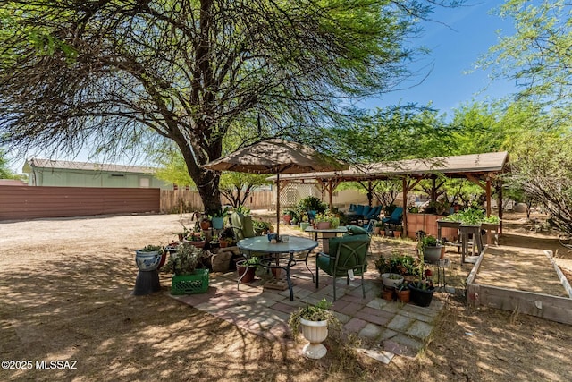 1341 E Bilby Rd, Tucson, AZ 85706 - view of patio / terrace with a gazebo