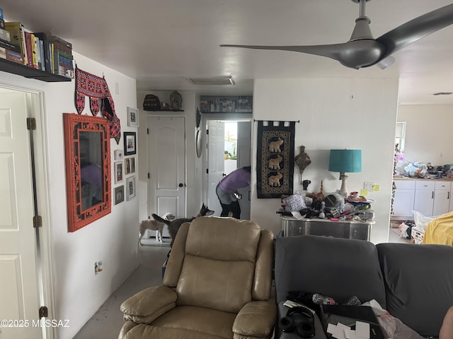 view of living area