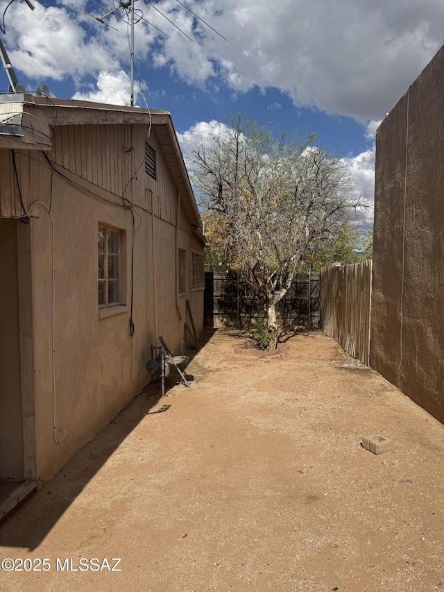 view of side of property