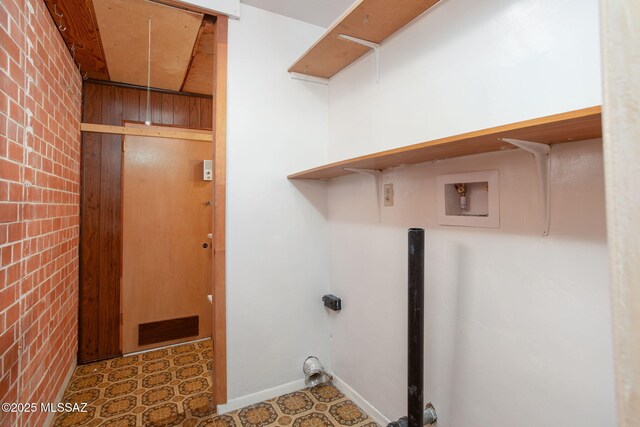 2702 E Prince Rd, Tucson, AZ 85716 - washroom with tile patterned floors and hookup for a washing machine