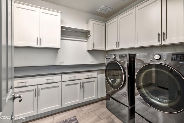 61672 E Talc St, Oracle, AZ 85623 - washroom featuring cabinet space and separate washer and dryer