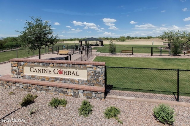 61672 E Talc St, Oracle, AZ 85623 - view of home's community featuring a gazebo and a dog friendly area
