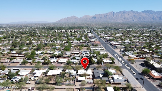 3010 E Sylvia St, Tucson, AZ 85716 - view of property location with a mountainous background and nearby suburban area
