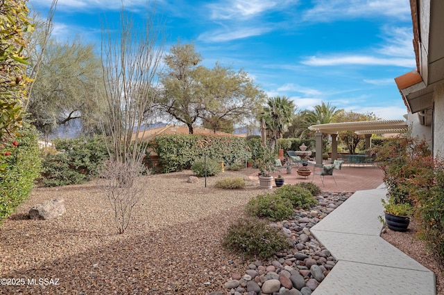 14488 N Rock Springs Ln, Oro Valley, AZ 85755 - view of yard featuring a patio area