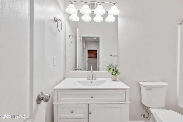 11358 W Folsom Point Dr, Marana, AZ 85658 - bathroom featuring toilet and vanity