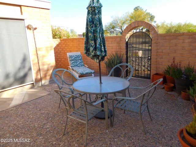 1771 S Desert Vista Dr, Tucson, AZ 85748 - view of patio featuring outdoor dining area