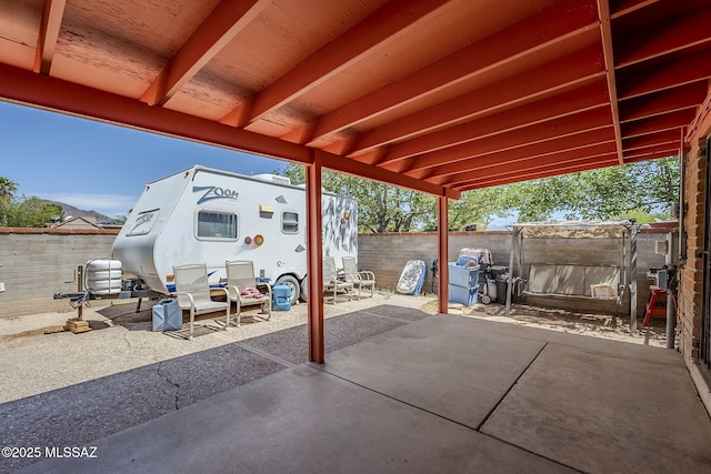 3090 W Alaska St, Tucson, AZ 85746 - fenced backyard featuring a patio area
