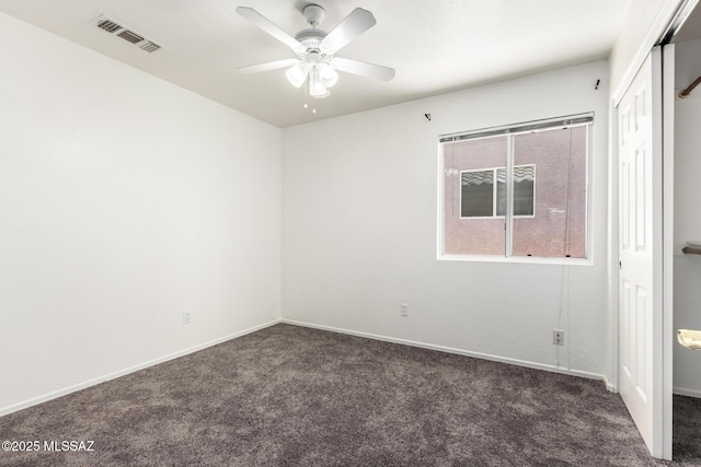 2649 W Catalina View Dr, Tucson, AZ 85742 - unfurnished bedroom featuring carpet, baseboards, and ceiling fan