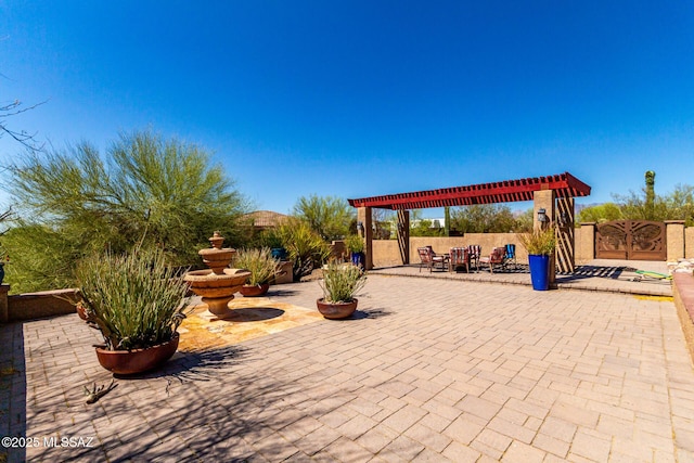 3740 W Placita Fantasia, Tucson, AZ 85745 - fenced backyard featuring a patio area