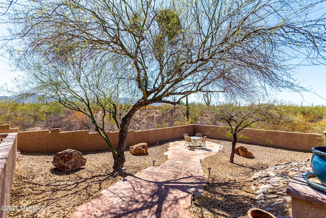3740 W Placita Fantasia, Tucson, AZ 85745 - fenced backyard featuring a patio