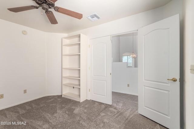 3252 W Flowering Cactus Ct, Tucson, AZ 85745 - unfurnished bedroom with carpet, ceiling fan, and baseboards