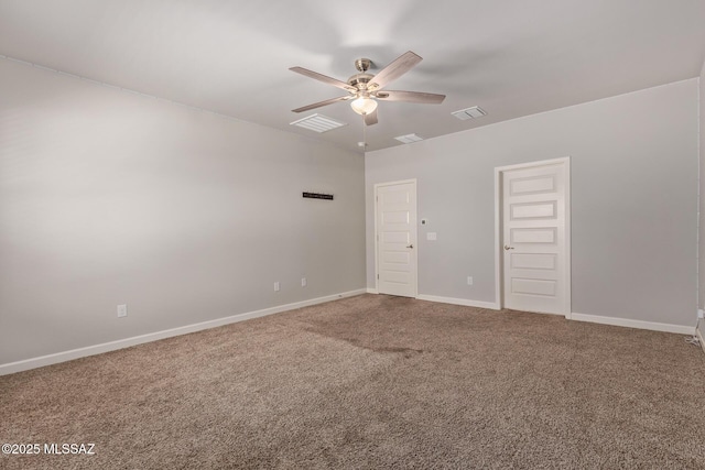 854 S Willis Ave, Vail, AZ 85641 - carpeted empty room featuring ceiling fan and baseboards