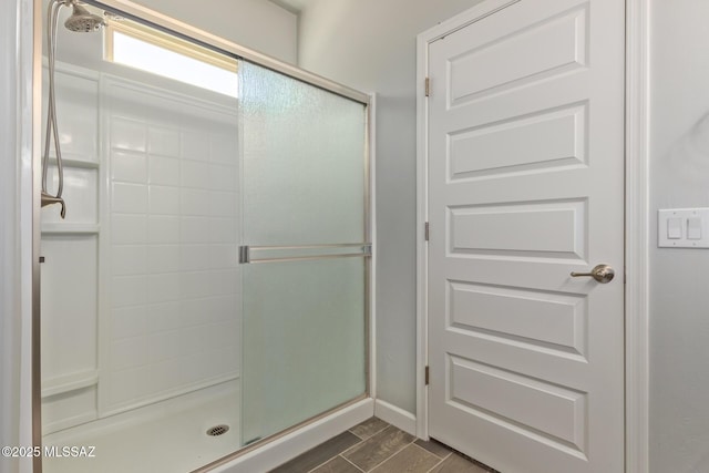 854 S Willis Ave, Vail, AZ 85641 - full bathroom with a shower with door and wood finished floors
