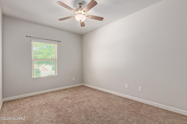854 S Willis Ave, Vail, AZ 85641 - carpeted empty room with baseboards and ceiling fan