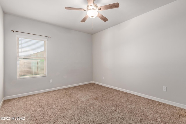 854 S Willis Ave, Vail, AZ 85641 - carpeted empty room with baseboards and a ceiling fan