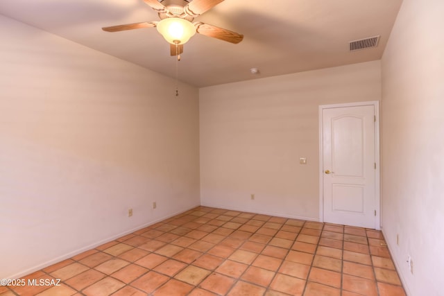 7275 E Vuelta Rancho Mesquite, Tucson, AZ 85715 - empty room with a ceiling fan and baseboards