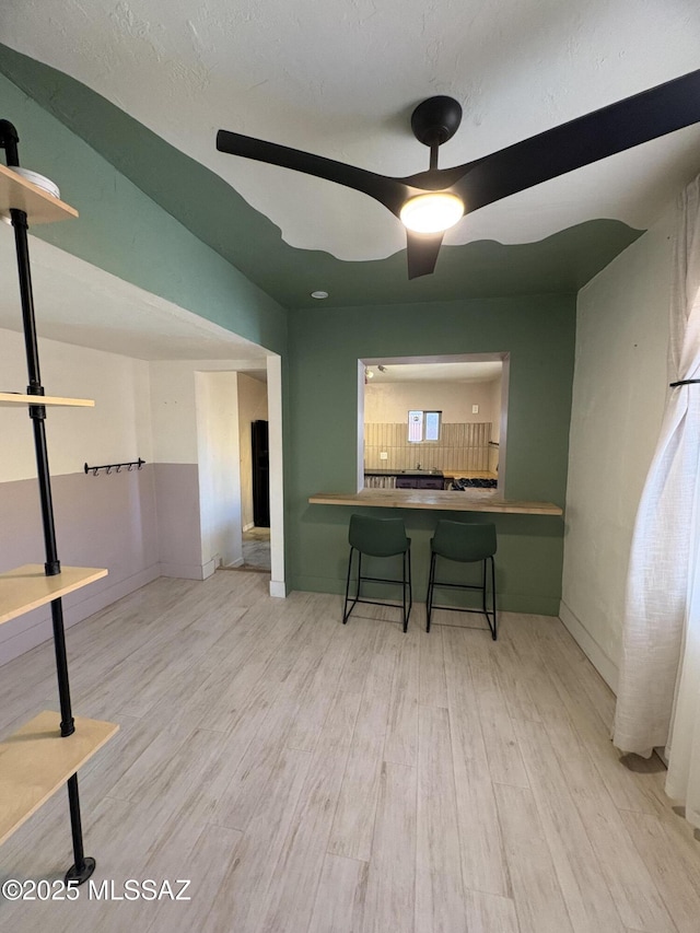 140 W 27th St, Tucson, AZ 85713 - office with wood finished floors, a ceiling fan, and baseboards
