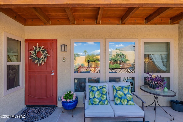 6255 N Camino Pimeria Alta Unit 22, Tucson, AZ 85718 - entrance to property featuring stucco siding and a porch