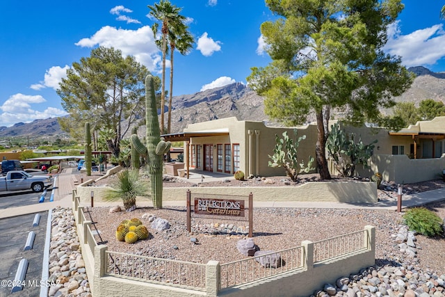 6255 N Camino Pimeria Alta Unit 22, Tucson, AZ 85718 - view of front of house featuring a mountain view and stucco siding