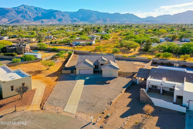4210 S Santolina Ct, Sierra Vista, AZ 85650 - aerial view of property and surrounding area featuring a mountain backdrop