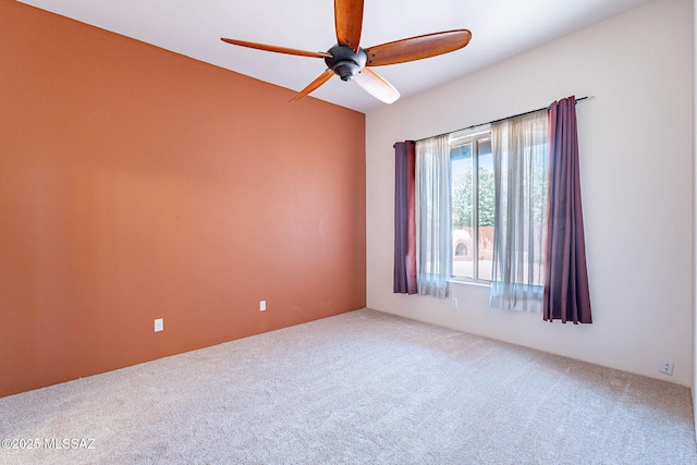 11315 N Mountain Meadow Pl, Oro Valley, AZ 85737 - spare room with carpet floors and a ceiling fan
