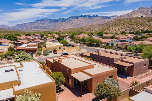 11315 N Mountain Meadow Pl, Oro Valley, AZ 85737 - aerial view of residential area with mountains