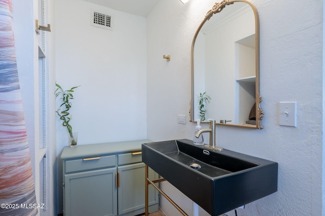 9845 N Volk Ave, Marana, AZ 85653 - bathroom featuring a sink and a textured wall
