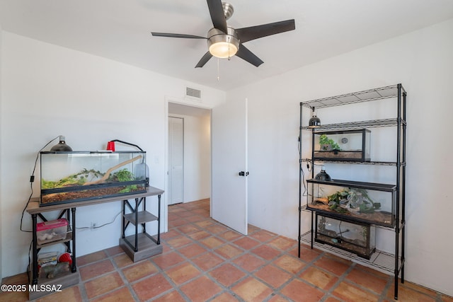 9845 N Volk Ave, Marana, AZ 85653 - home office with ceiling fan