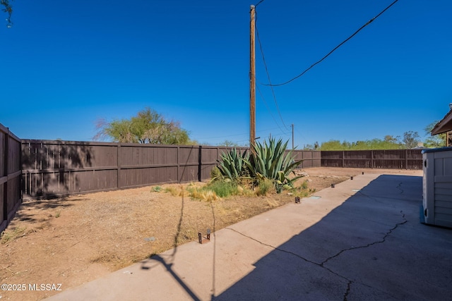 9845 N Volk Ave, Marana, AZ 85653 - fenced backyard with a patio