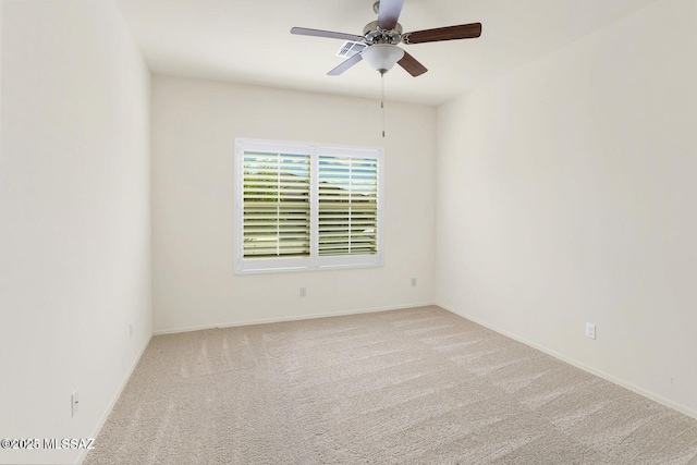 8880 W Blakebrook Rd, Marana, AZ 85653 - spare room with ceiling fan, carpet flooring, and baseboards