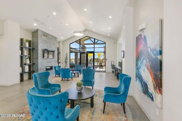 8880 W Blakebrook Rd, Marana, AZ 85653 - lobby with high vaulted ceiling and recessed lighting