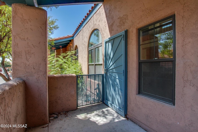 5357 N Paseo De La Terraza, Tucson, AZ 85750 - doorway to property with stucco siding