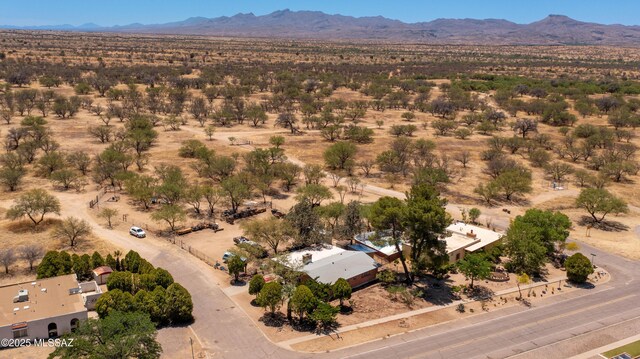 517 Kino Springs Dr, Nogales, AZ 85621 - aerial view of sparsely populated area with a desert landscape and mountains