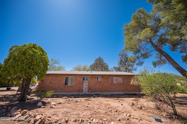 517 Kino Springs Dr, Nogales, AZ 85621 - rear view of house with brick siding