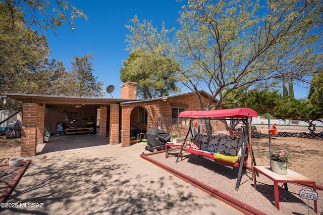 517 Kino Springs Dr, Nogales, AZ 85621 - view of patio featuring a grill