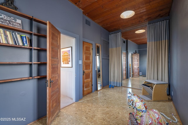 388 S Convent Ave, Tucson, AZ 85701 - hallway with wood ceiling