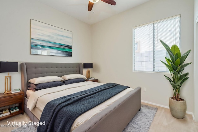 12970 N Topanga Dr, Tucson, AZ 85755 - carpeted bedroom with baseboards and ceiling fan