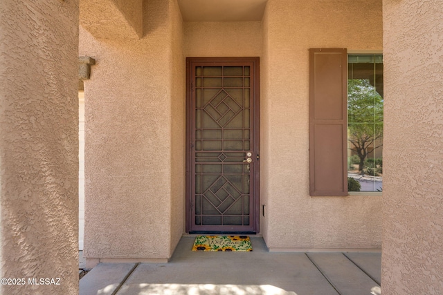 12970 N Topanga Dr, Tucson, AZ 85755 - property entrance with stucco siding