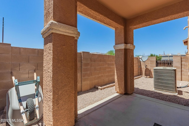 7952 E Revolution Loop, Tucson, AZ 85730 - view of patio with central air condition unit