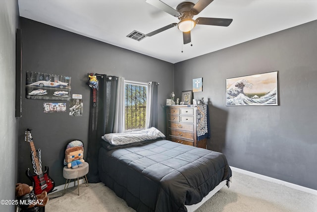 3630 W Center Mountain Way, Tucson, AZ 85746 - bedroom with carpet and ceiling fan