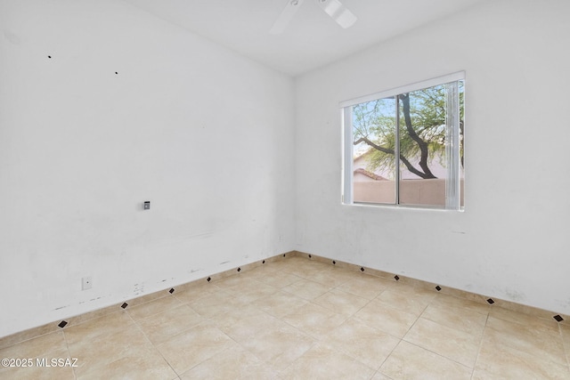 35 N Monument Estates Pl, Tucson, AZ 85748 - empty room featuring ceiling fan and baseboards