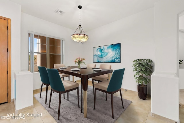 35 N Monument Estates Pl, Tucson, AZ 85748 - dining space with baseboards and light tile patterned floors