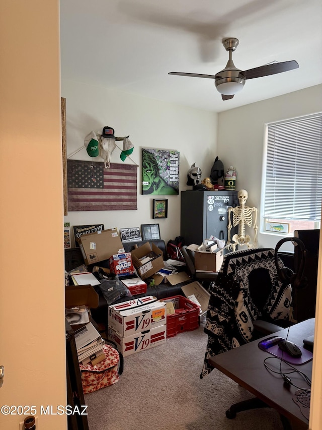 16038 S Camino Casal, Sahuarita, AZ 85629 - office featuring carpet and ceiling fan