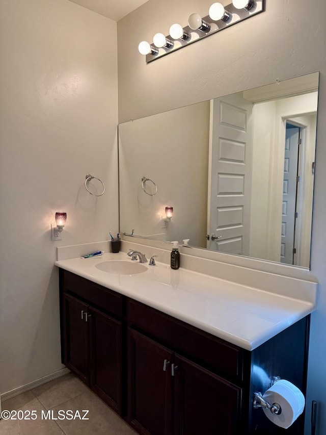 16038 S Camino Casal, Sahuarita, AZ 85629 - bathroom featuring vanity, tile patterned floors, and baseboards
