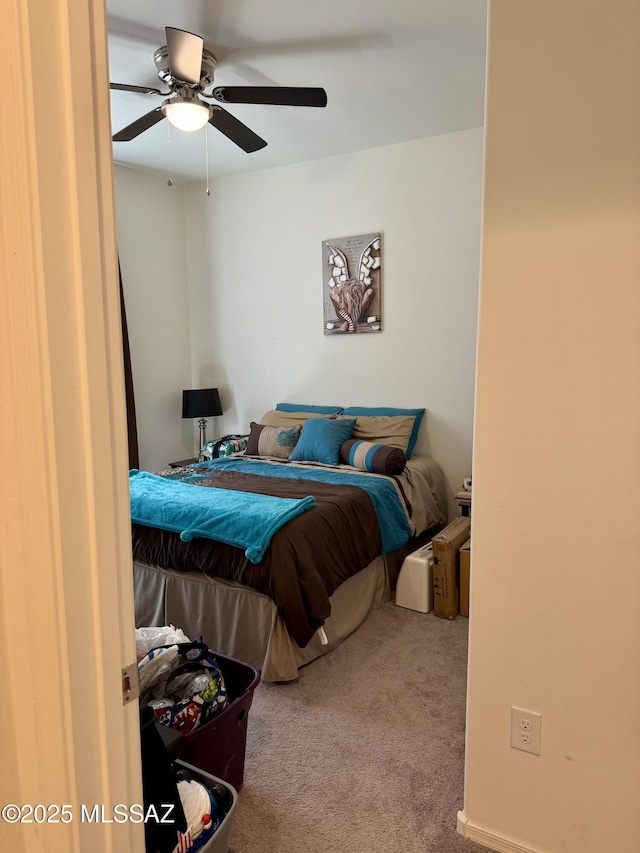 16038 S Camino Casal, Sahuarita, AZ 85629 - carpeted bedroom featuring ceiling fan