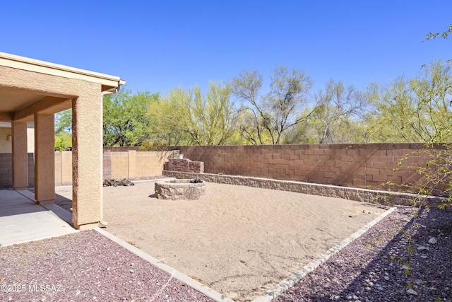 10393 Yew Pl, Tucson, AZ 85747 - fenced backyard featuring a patio area
