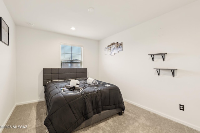 22039 E Thunderhead Dr, Red Rock, AZ 85145 - bedroom featuring carpet floors, baseboards, and recessed lighting