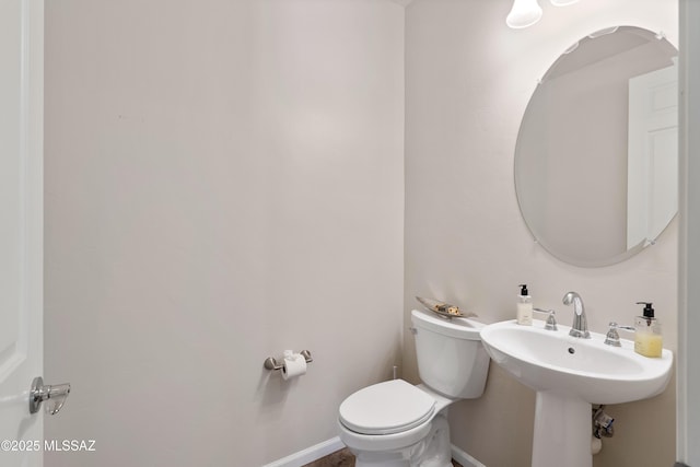 61050 E Amur Ln, Oracle, AZ 85623 - half bath with toilet and baseboards