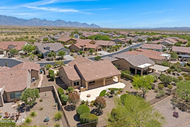61050 E Amur Ln, Oracle, AZ 85623 - aerial view of residential area with mountains